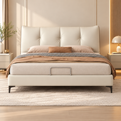 Esvanto Leather Bed Frame
