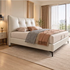 Esvanto Leather Bed Frame