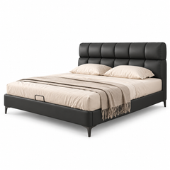 Larzella Leather Bed Frame