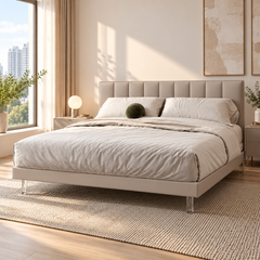 Torviane Leather Bed Frame