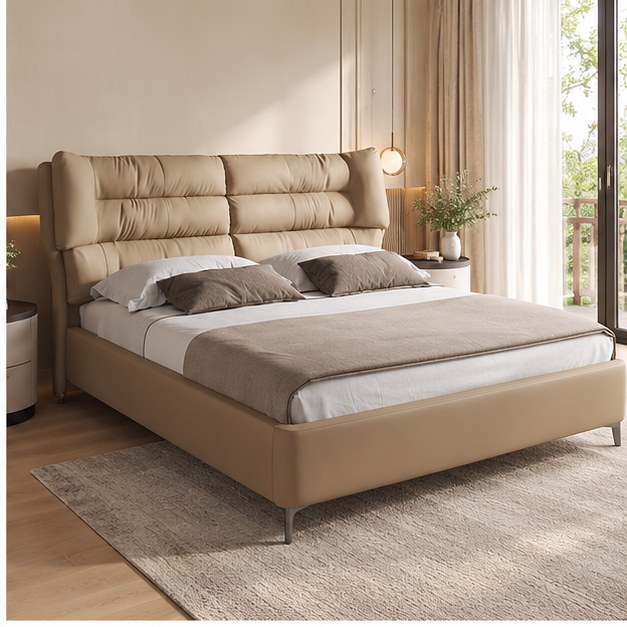 Aldevira Leather Bed Frame