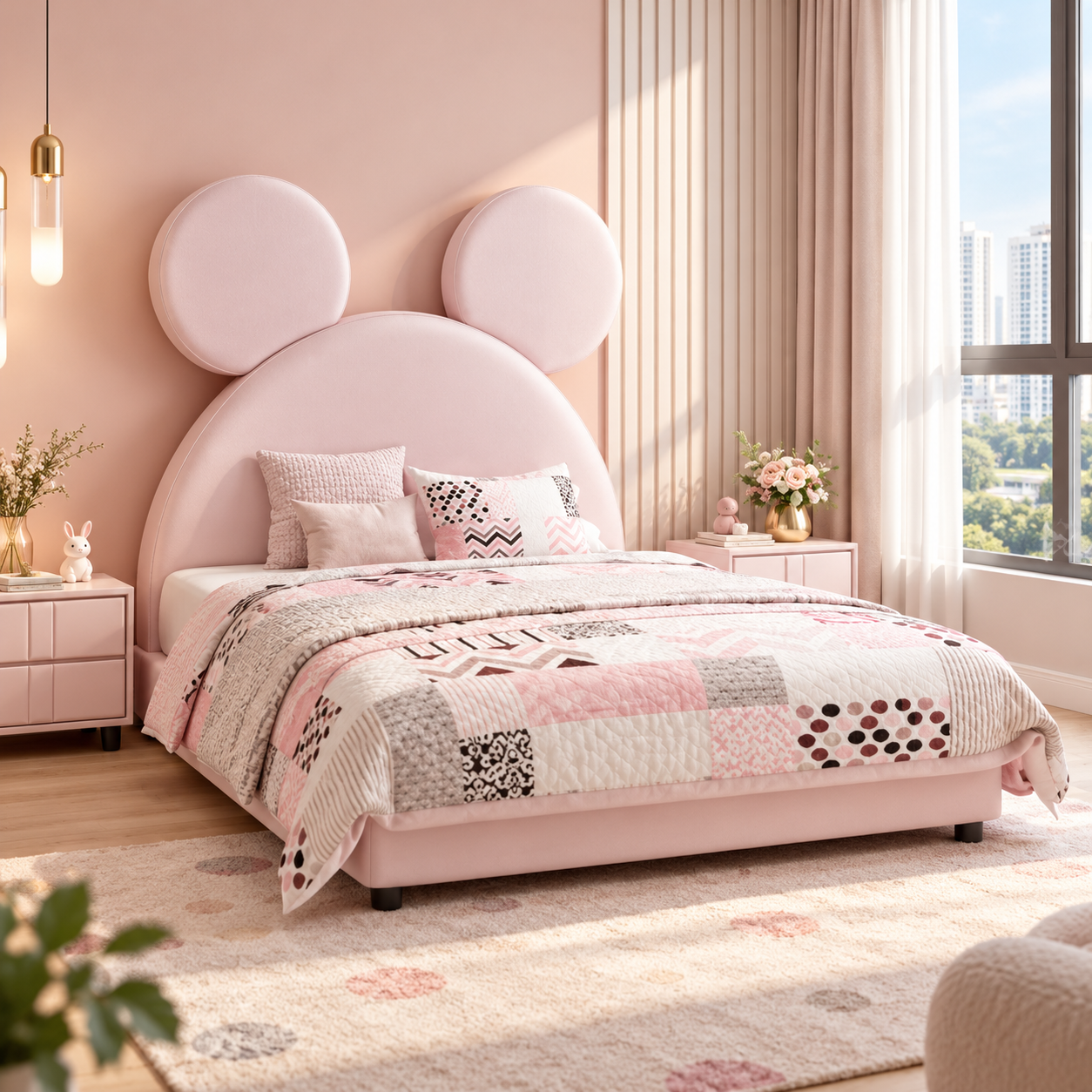 Beldrissa Leather Bed Frame