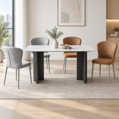Carviano Dining Set (1+4)