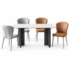 Carviano Dining Set (1+4)