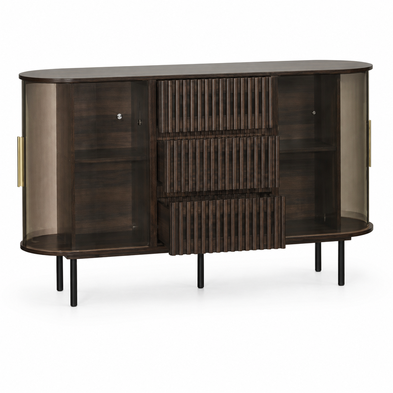 Elarenzo Wooden Buffet Hutch