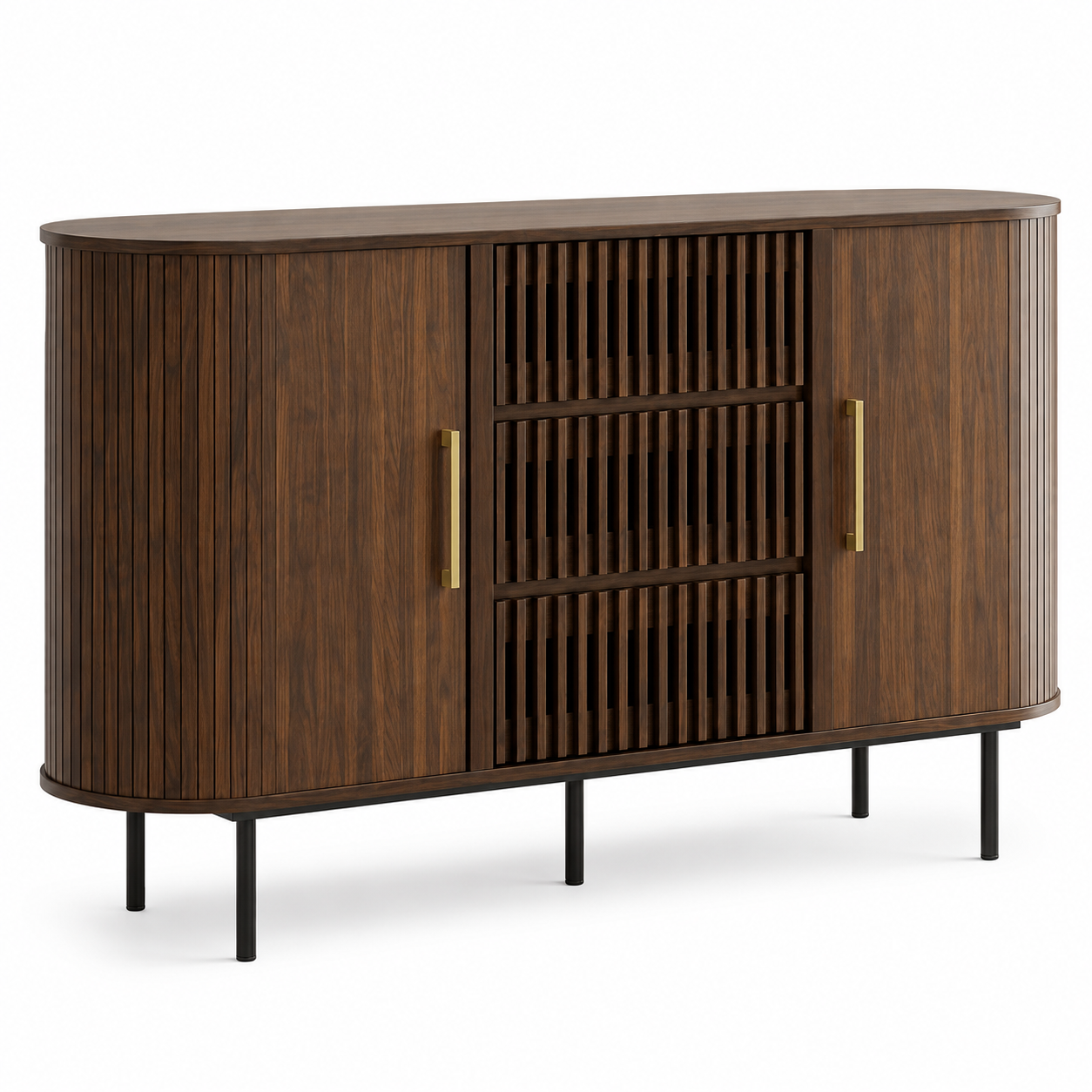 Elarenzo Wooden Buffet Hutch