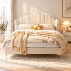 Dovrisa Leather Bed Frame