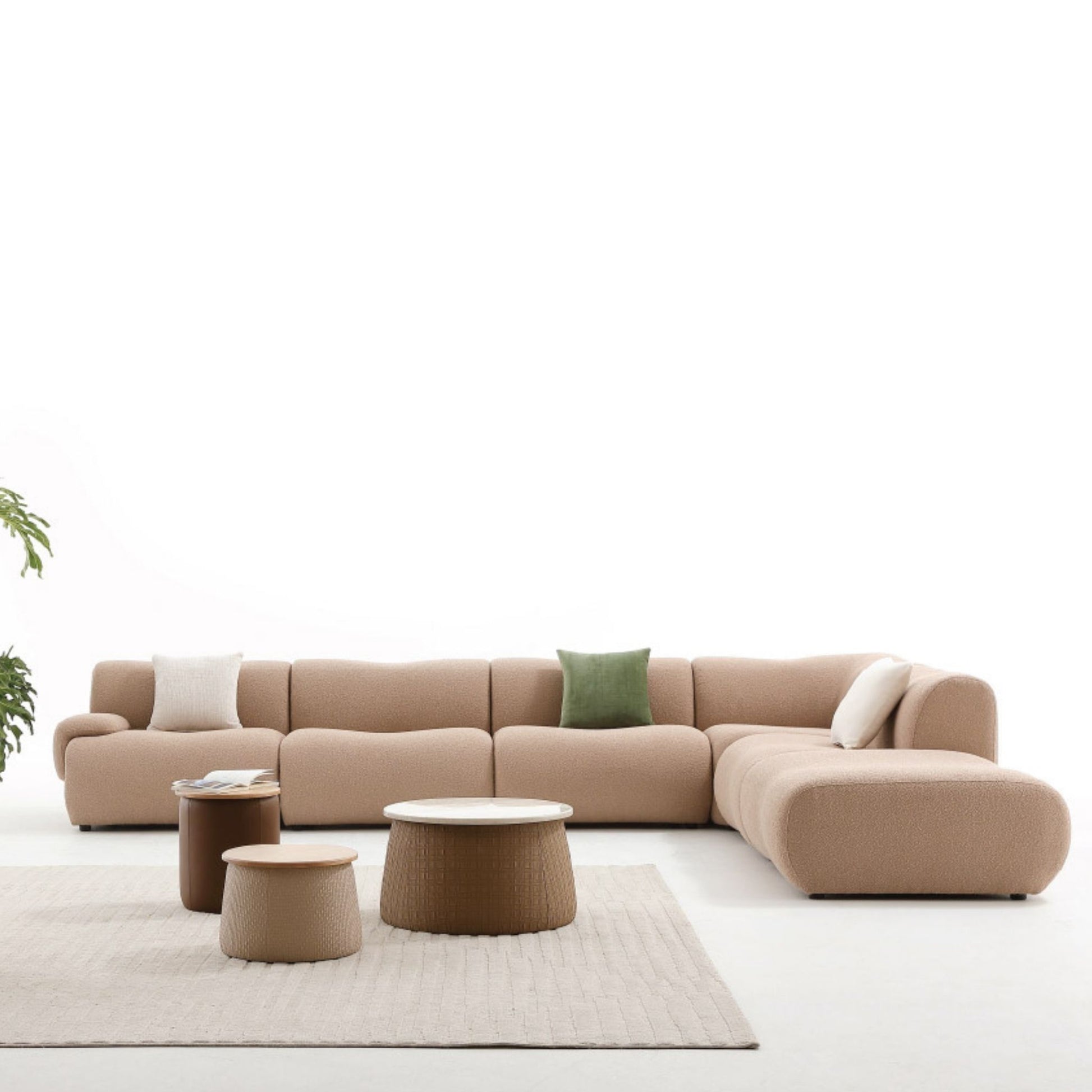 Monroe Fabric Sectional Sofa
