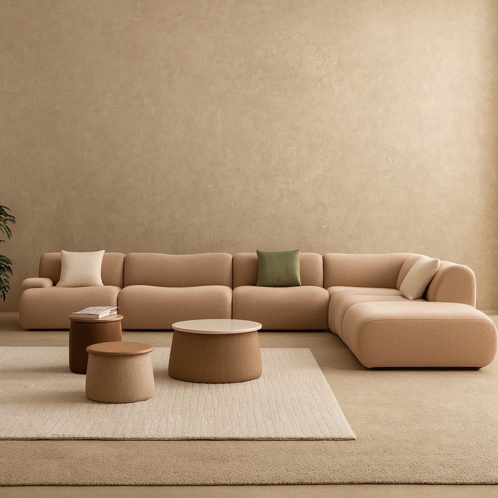 Monroe Fabric Sectional Sofa