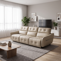 Ramith Genuine Leather Recliner Sofa