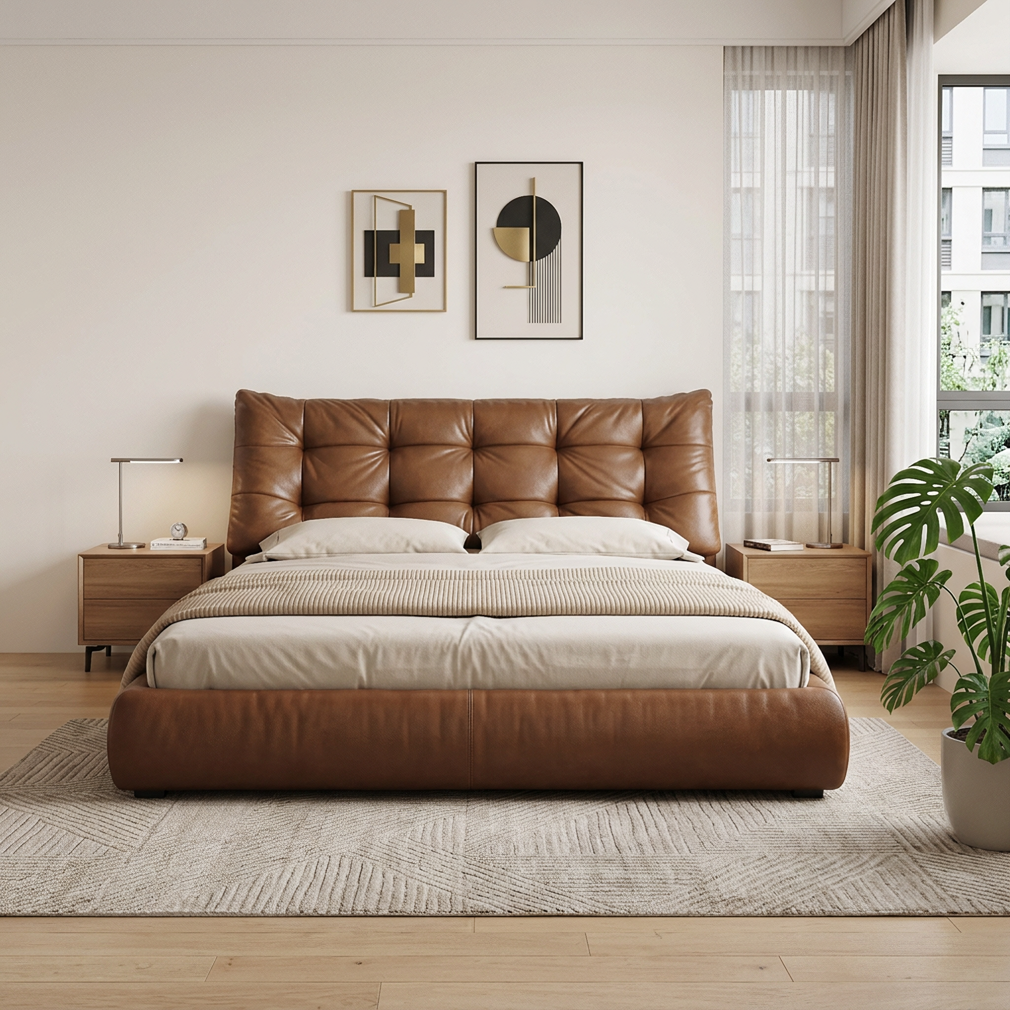 Arvexa Leather Bed Frame