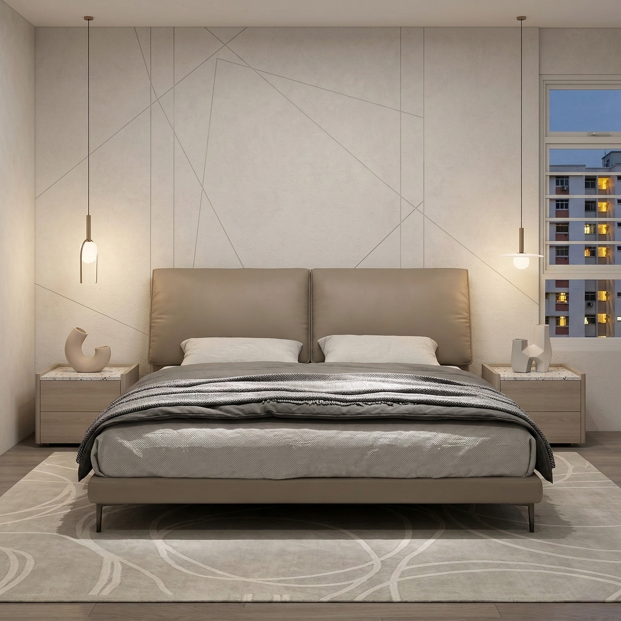 Monterra Leather Bed Frame