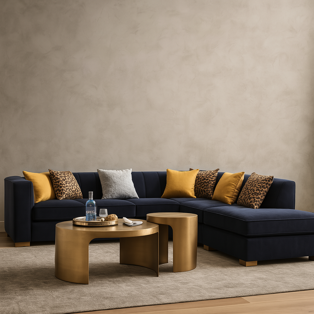 Zevanna Fabric Sectional Sofa