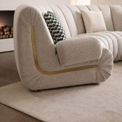 Brava Fabric Sectional Sofa