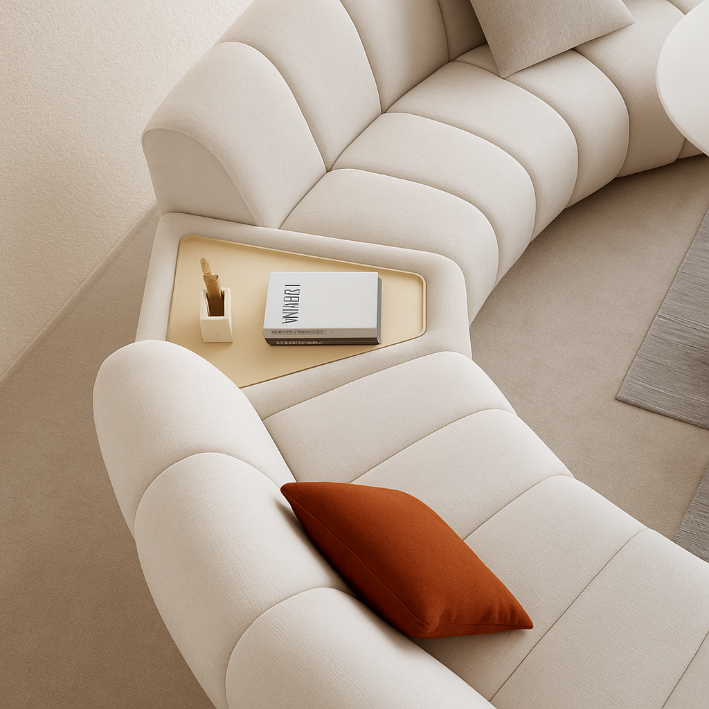 Tavira Fabric Sectional Sofa