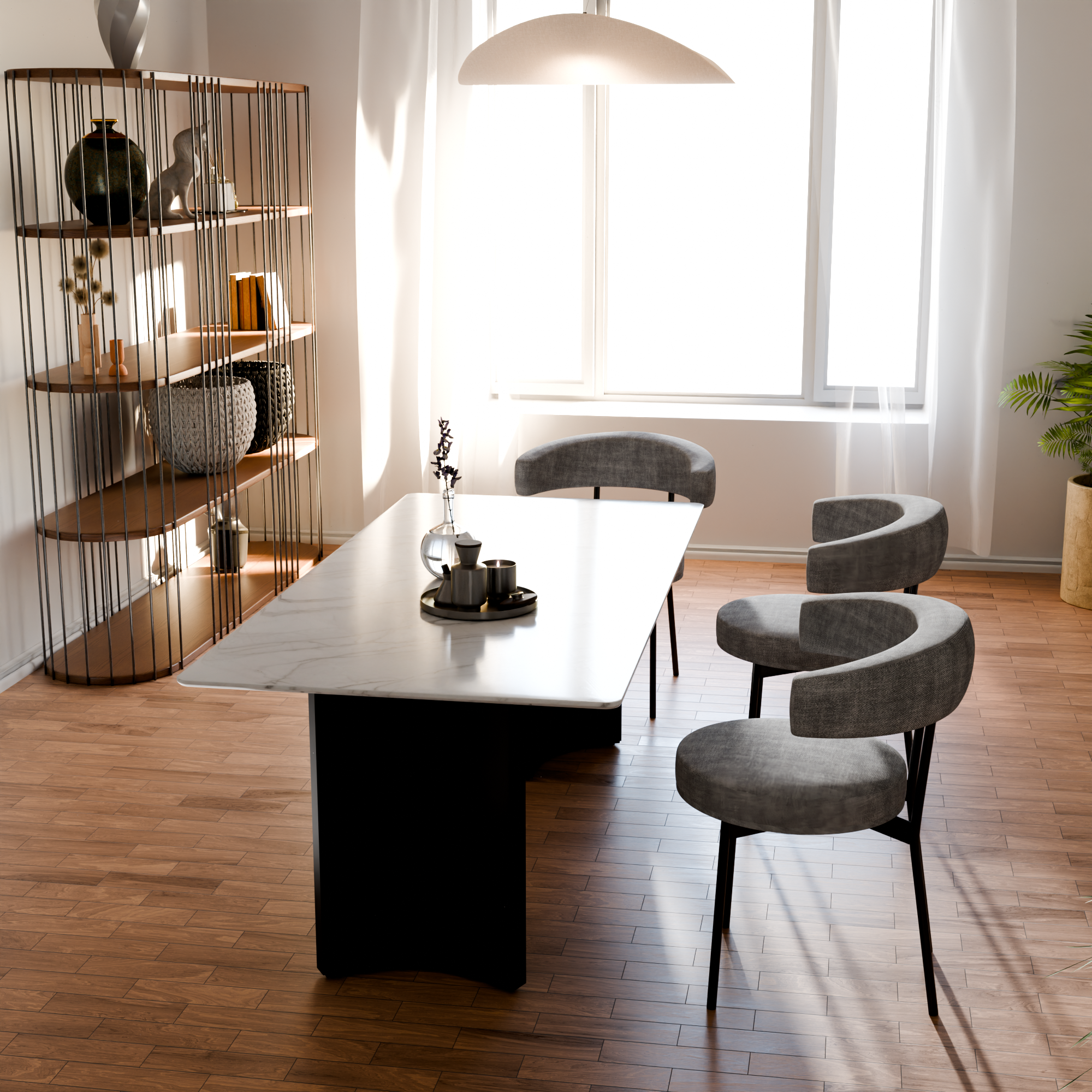 Cassara Sintered Stone Dining Table