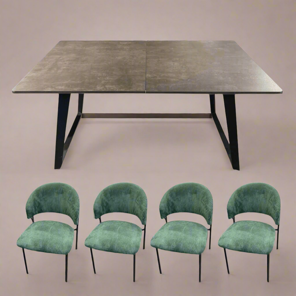 Calista Extendable Dining Set (1+4)