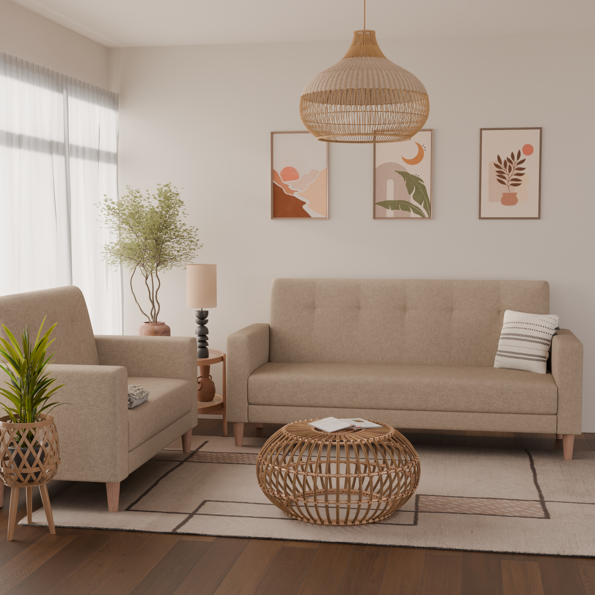 Terra Fabric Sofa