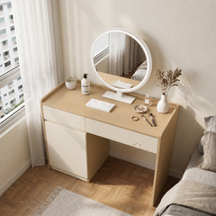 Wavello Dressing Table with Mirror