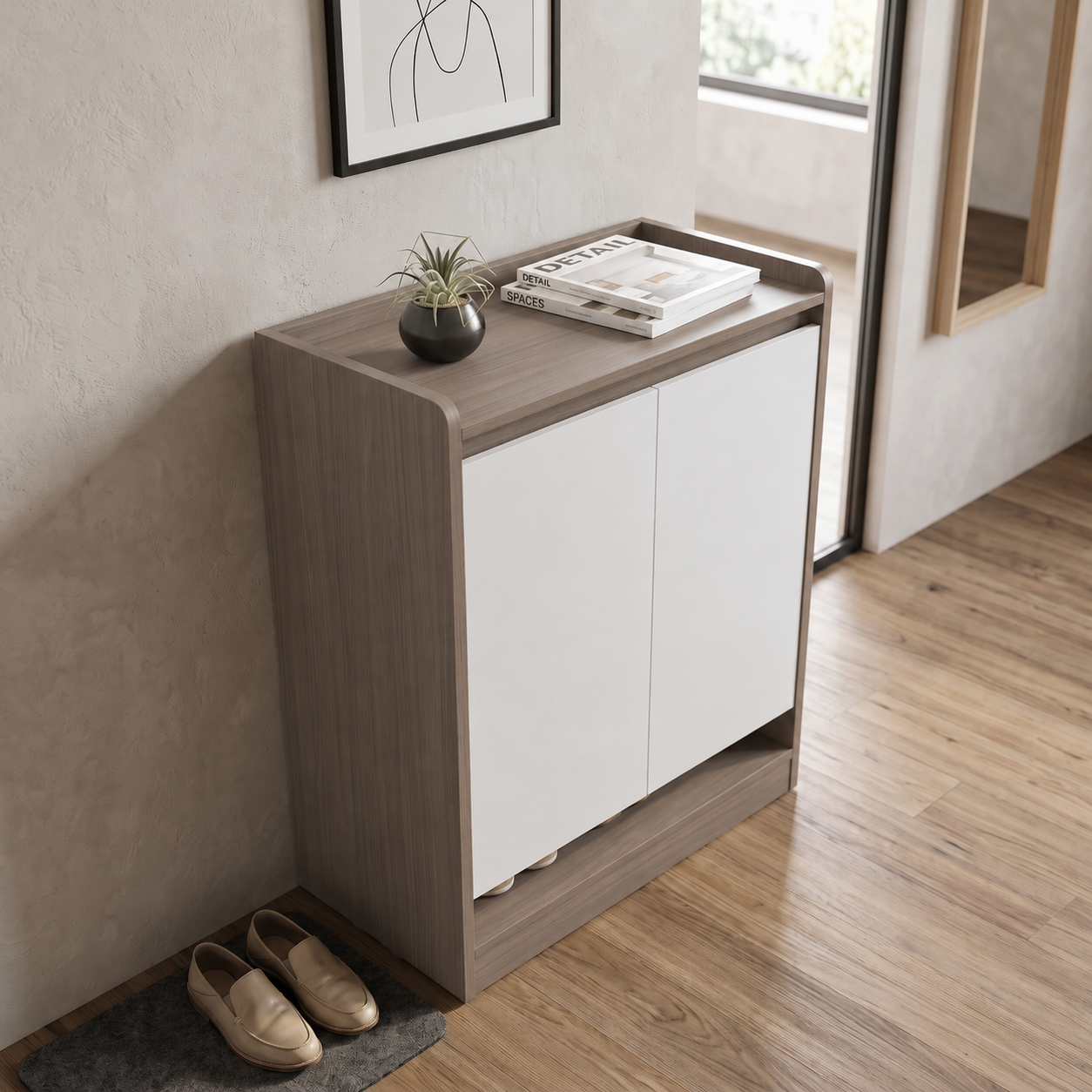 Amavelle 2 Door Shoe Cabinet