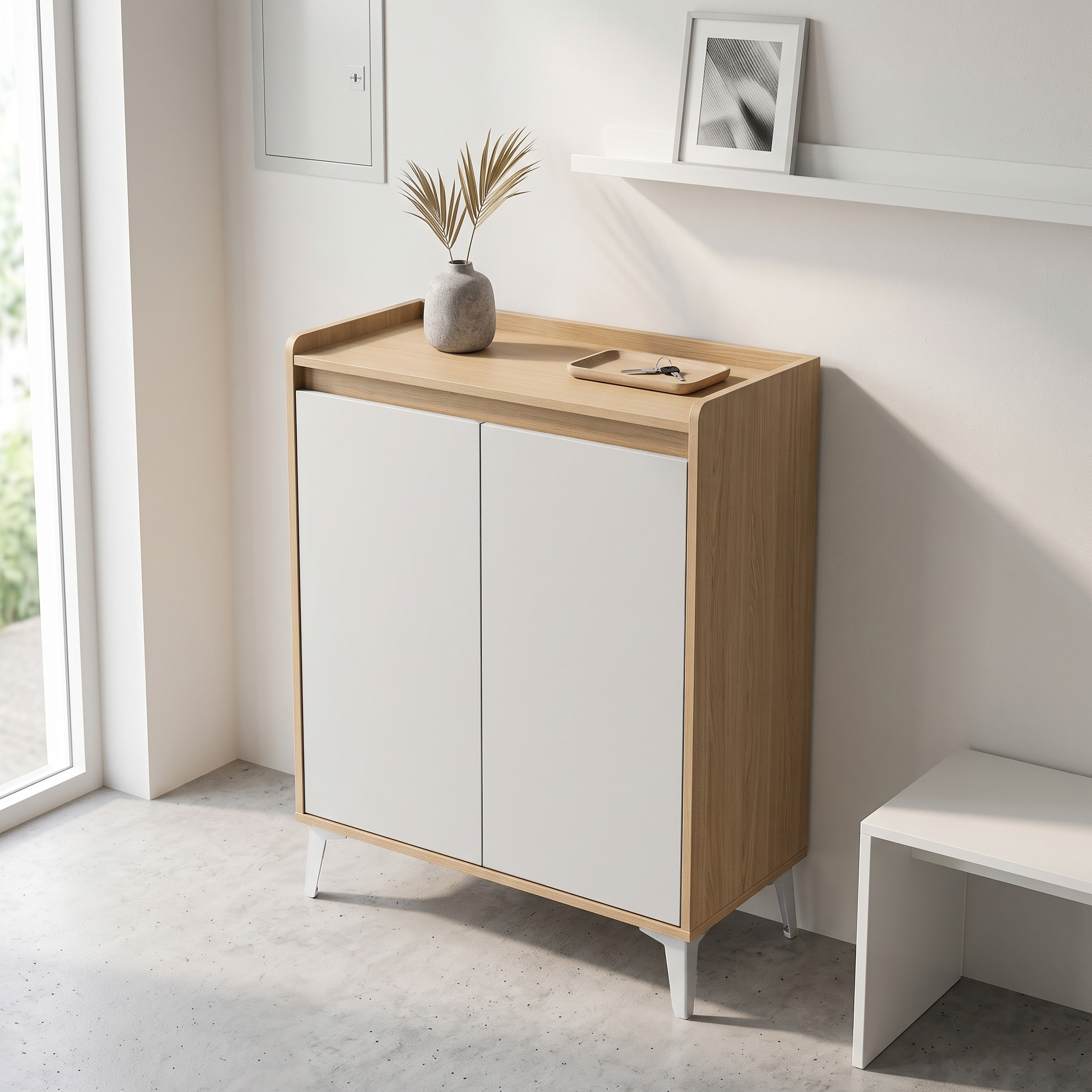 Quavira 2 Door Shoe Cabinet
