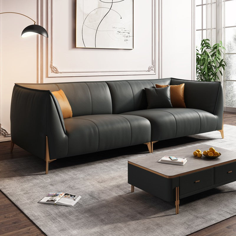 Casimiro Faux Leather Sofa