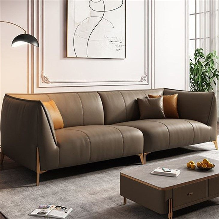 Casimiro Faux Leather Sofa