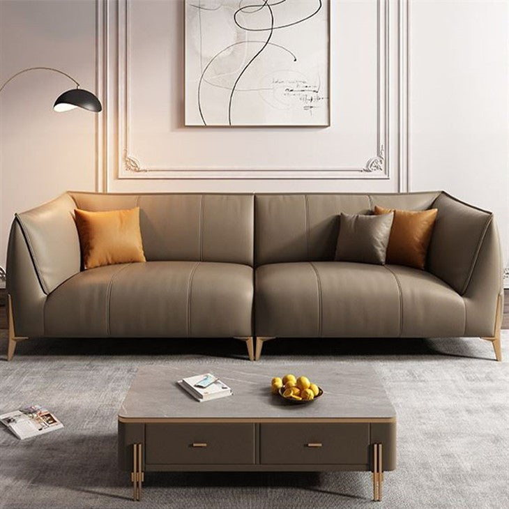 Casimiro Faux Leather Sofa