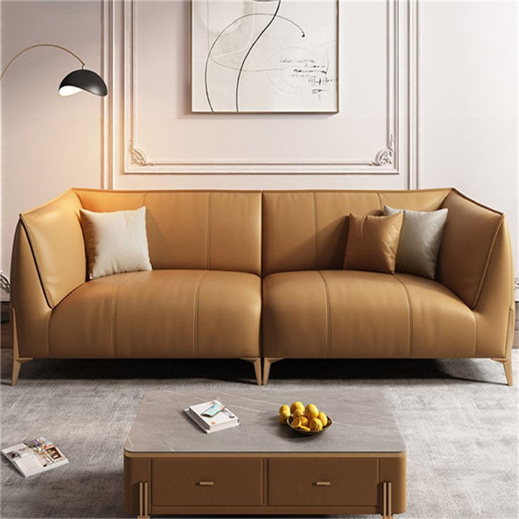 Casimiro Faux Leather Sofa