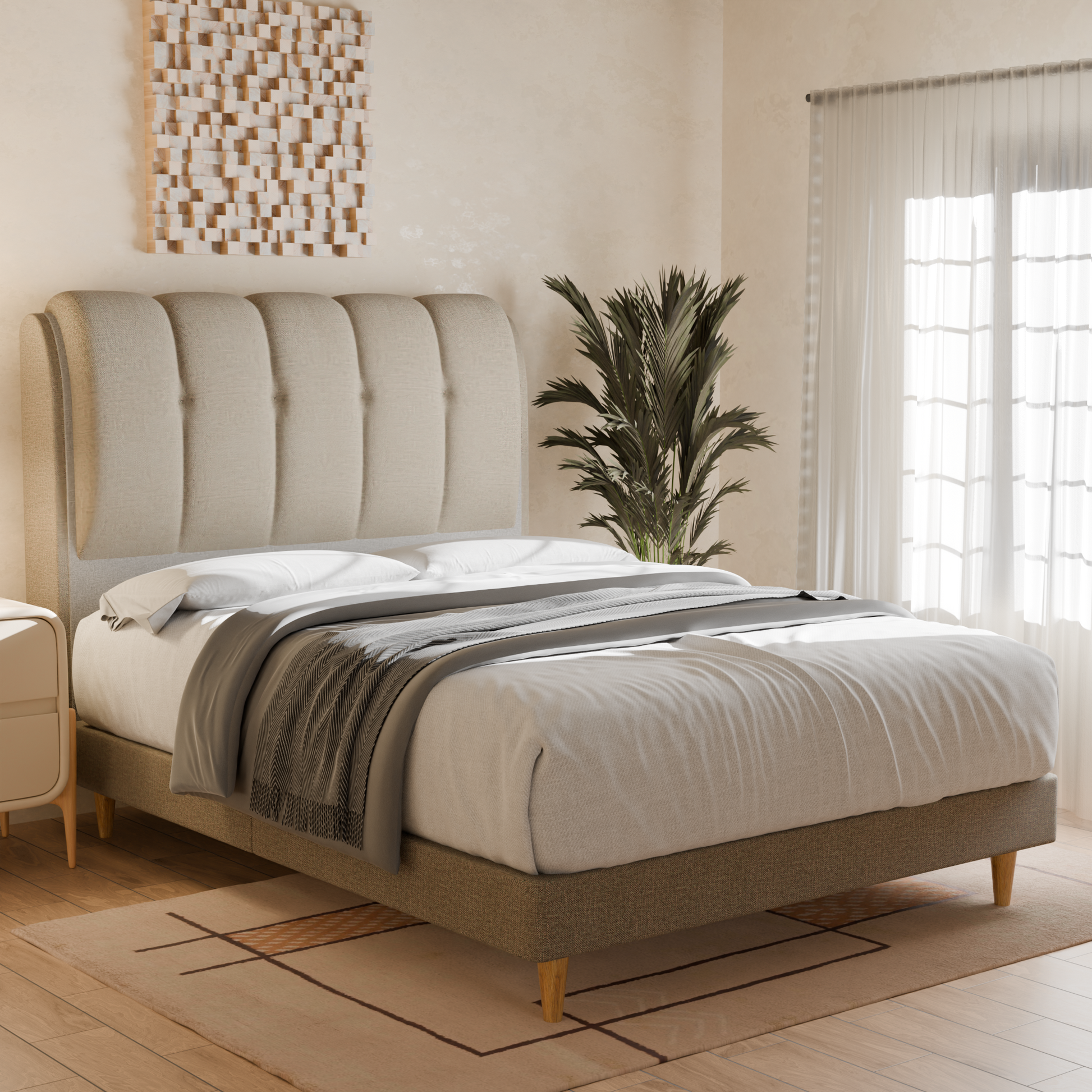 Nolana Fabric Bed Frame