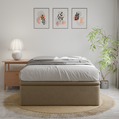 Maelis Fabric Storage Bed Frame