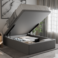 Maelis Fabric Storage Bed Frame