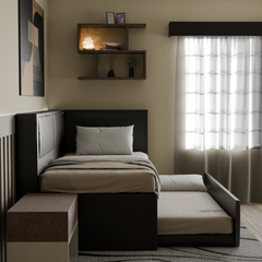 Mervin 5-in-1 Pull-Out Bed Frame with Storage