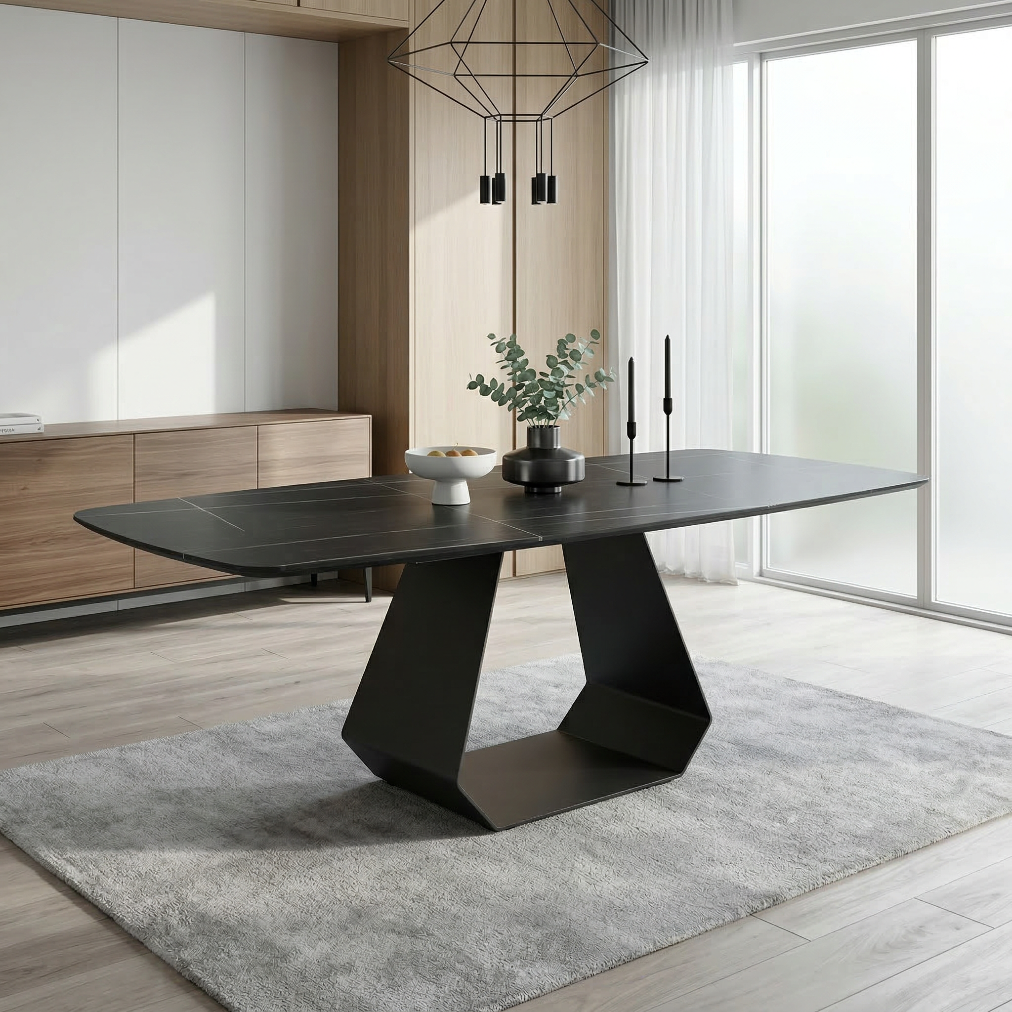 Halvian Sintered Stone Dining Table