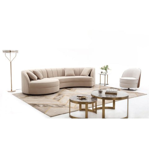 Sarr Fabric Sectional Sofa