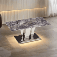 Colette Cultured Marble Coffee Table - Maxi Home Furnishing