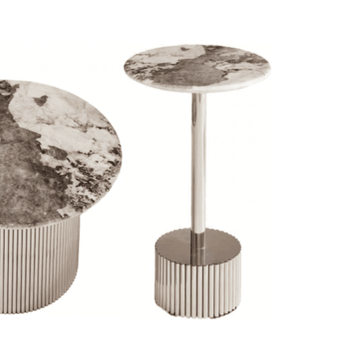 Diego Cultured Marble Nesting Coffee Table - Maxi Home Furnishing