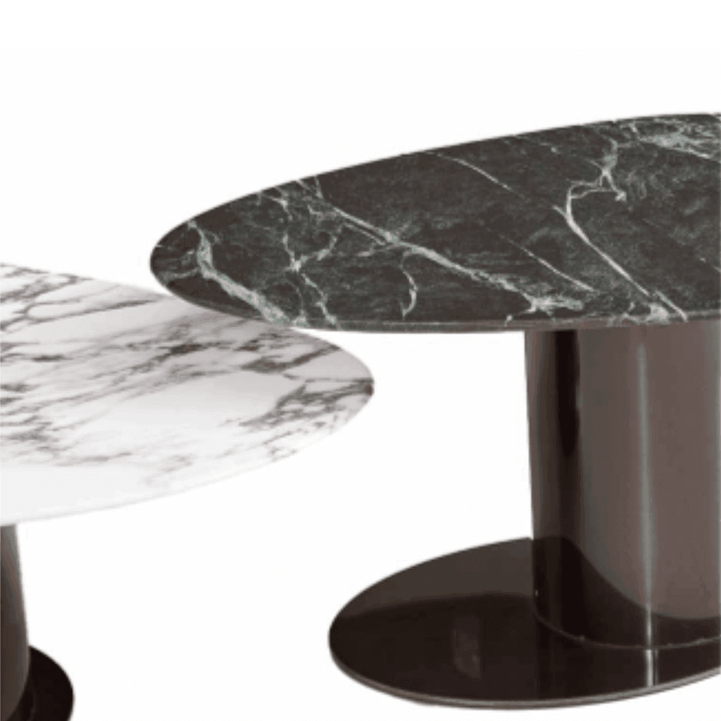 Camilla Cultured Marble Nesting Coffee Table - Maxi Home Furnishing