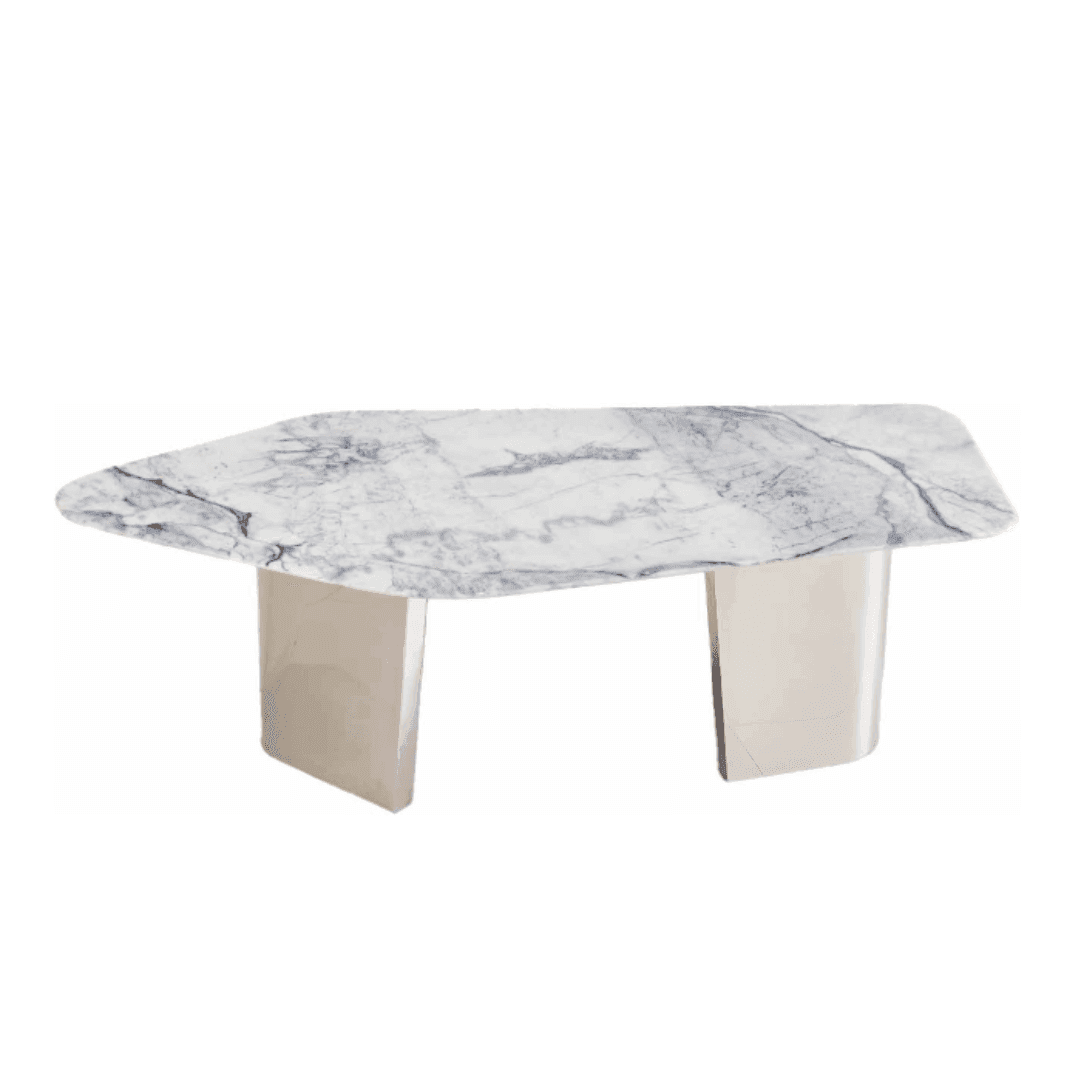 Acura Cultured Marble Coffee Table - Maxi Home Furnishing