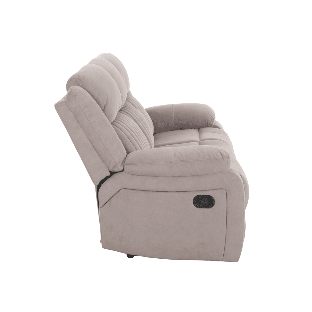 Delfina Brown Fabric Recliner Sofa Singapore