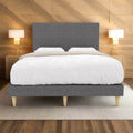 Devonne Grey Fabric Bed Frame Singapore