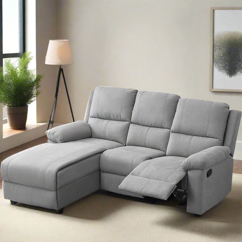 Seraphina Fabric Sectional Recliner Sofa