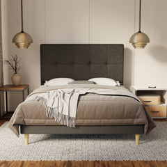 Marlowe Fabric Bed Frame (Water Repellent & Pet friendly) By Somnuz