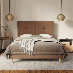 Rylan Fabric Bed Frame (Water Repellent & Pet friendly) By Somnuz