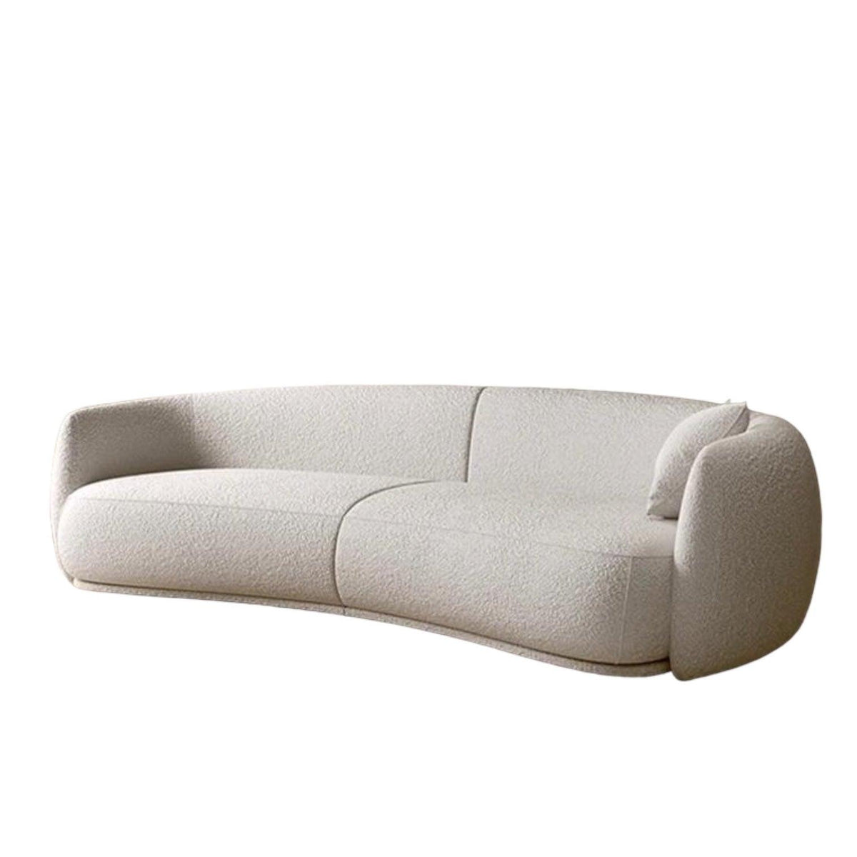 Crandelle Boucle Fabric Sectional Sofa