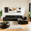 Aleppo Faux Leather 4 Seater Corner Sofa (Sectional)