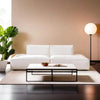 Aleppo Faux Leather Armless 3 Seater Sofa