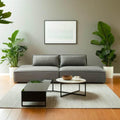Aleppo Fabric Armless 3 Seater Sofa (Pet Friendly)