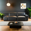 Aleppo Faux Leather 3 Seater Extended Sofa