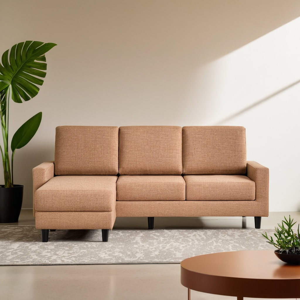Kora Fabric Sectional Sofa (Water Repellent)
